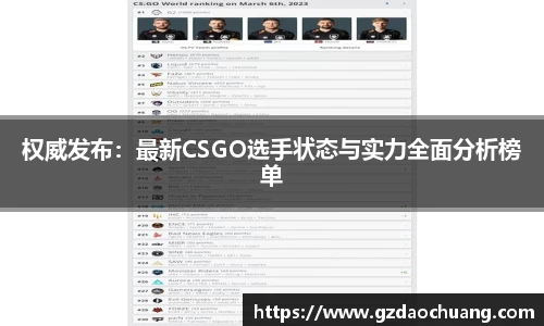权威发布：最新CSGO选手状态与实力全面分析榜单